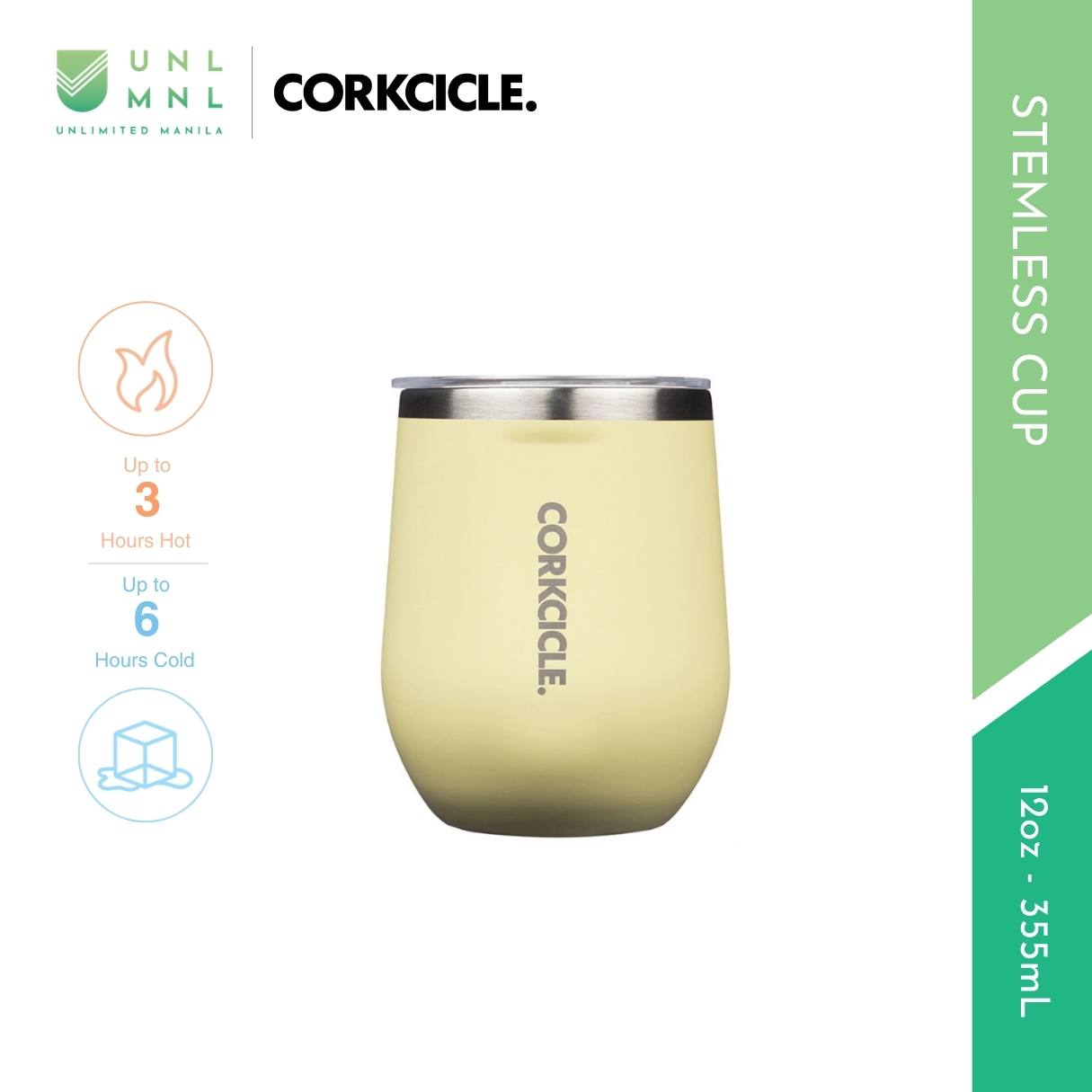 CORKCICLE 12oz Stemless Cup