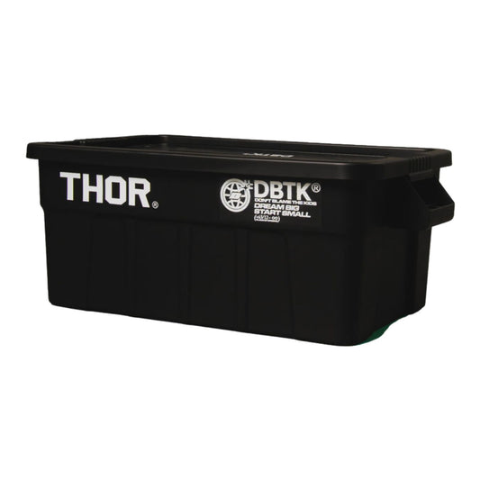 THOR 53L Stackable Storage Box with Lid Black - DBTK Collaboration