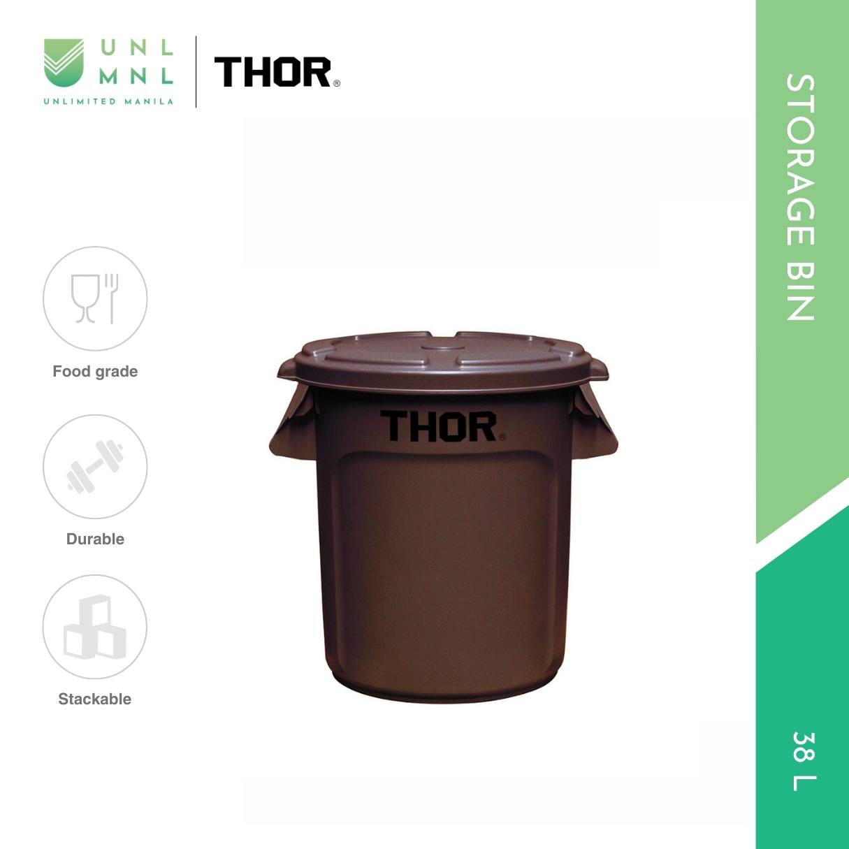 THOR 38L Storage Bin with Lid