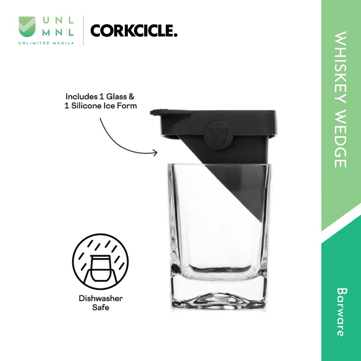 CORKCICLE Barware - Wedge Original