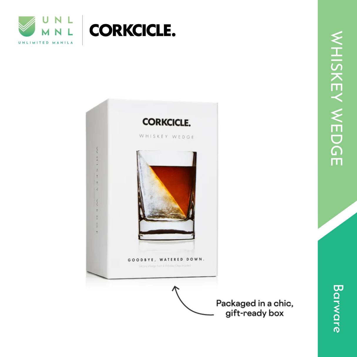 CORKCICLE Barware - Wedge Original