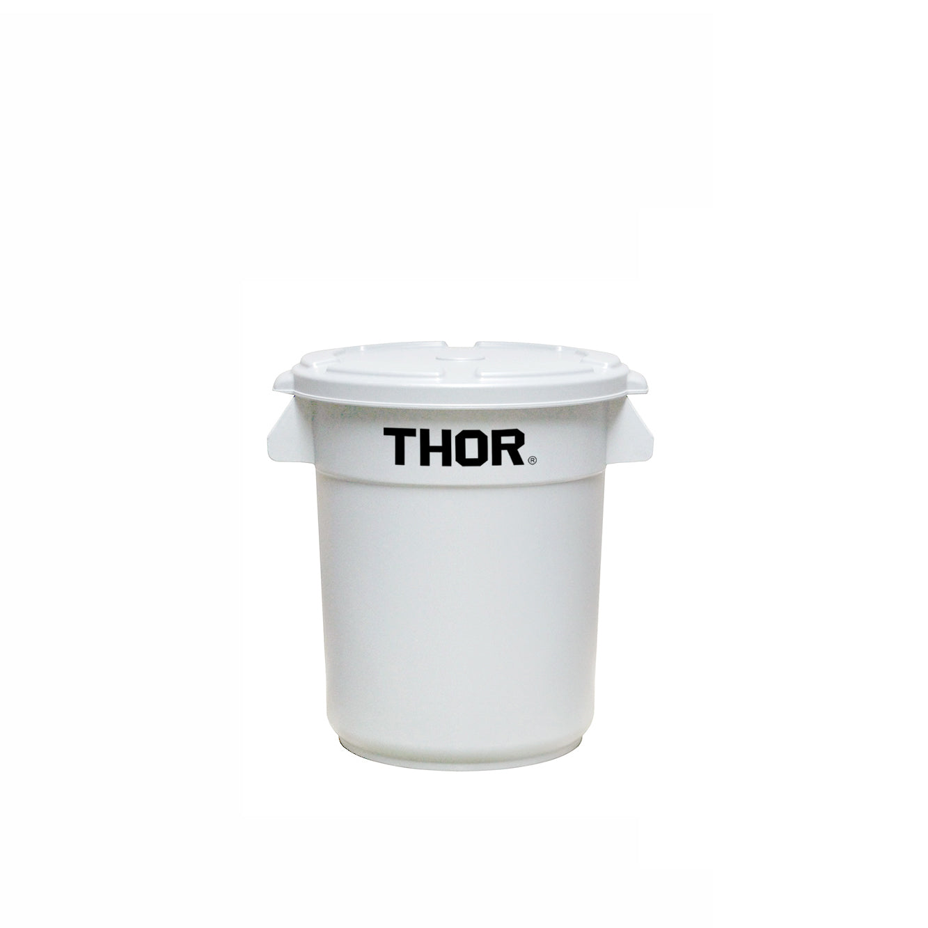 23L Storage Bin with Lid White