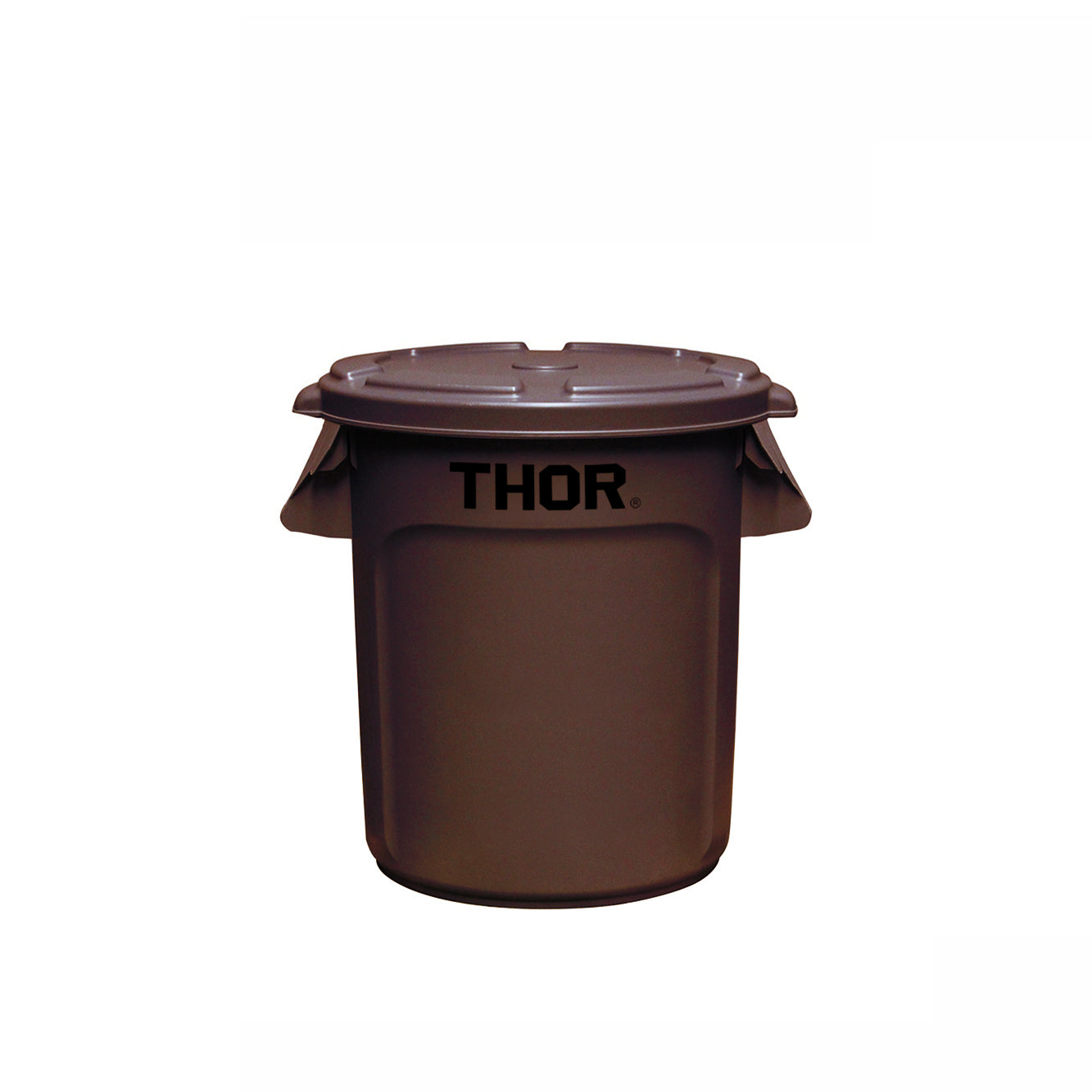 38L Storage Bin with Lid Brown