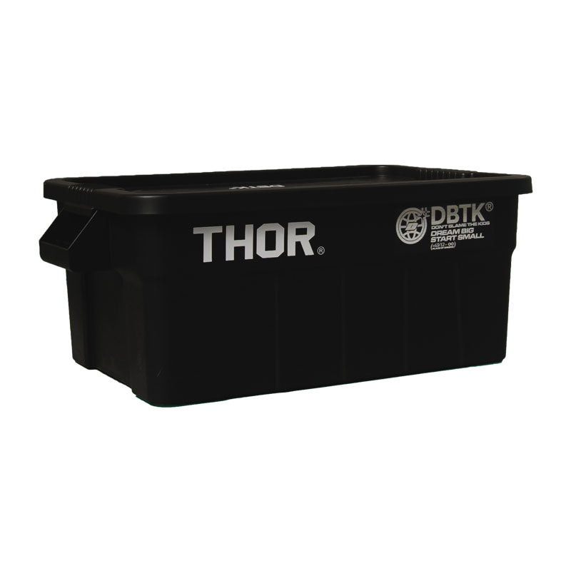 THOR 53L Stackable Storage Box with Lid Black - DBTK Collaboration