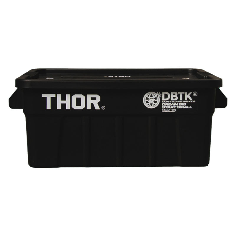 THOR 53L Stackable Storage Box with Lid Black - DBTK Collaboration