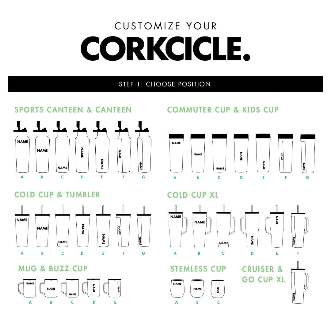 Customize your CORKCICLE (Engraving Service)