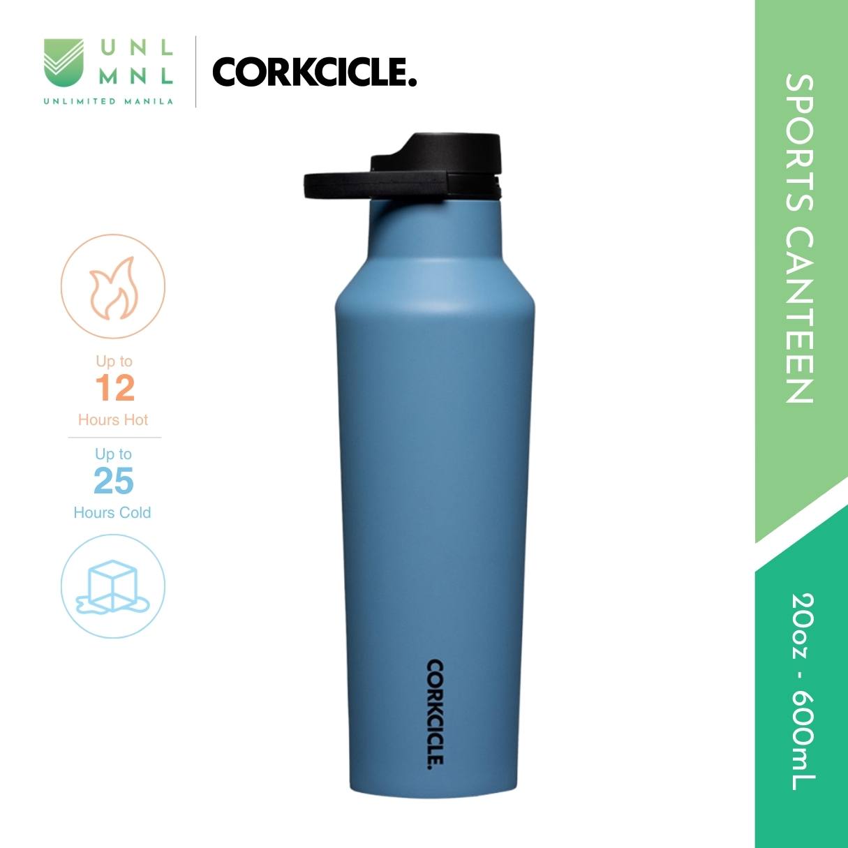 CORKCICLE 20oz Sports Canteen Sierra Collection