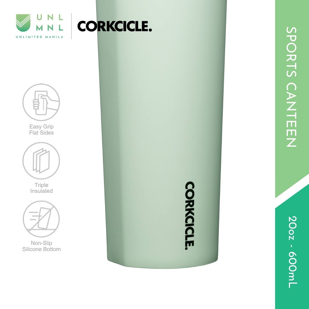 CORKCICLE 20oz Sports Canteen Sierra Collection