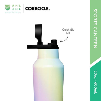 CORKCICLE 20oz Sports Canteen Unicorn and Floral Collection