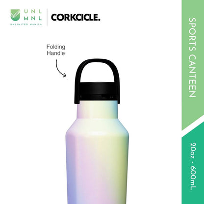 CORKCICLE 20oz Sports Canteen Unicorn and Floral Collection