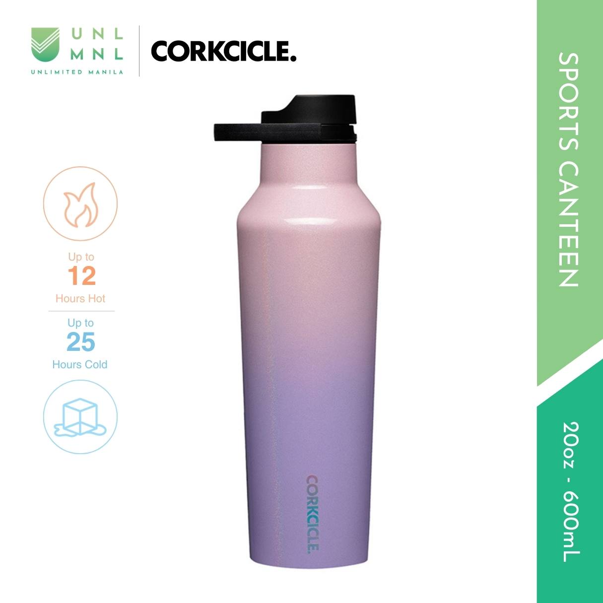 CORKCICLE 20oz Sports Canteen Unicorn and Floral Collection