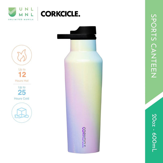CORKCICLE 20oz Sports Canteen Unicorn and Floral Collection