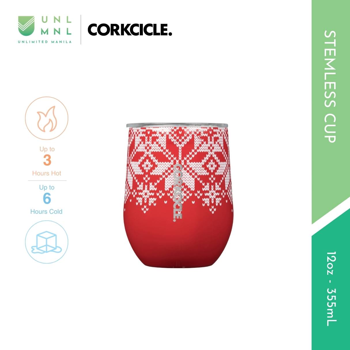 CORKCICLE 12oz Stemless Cup