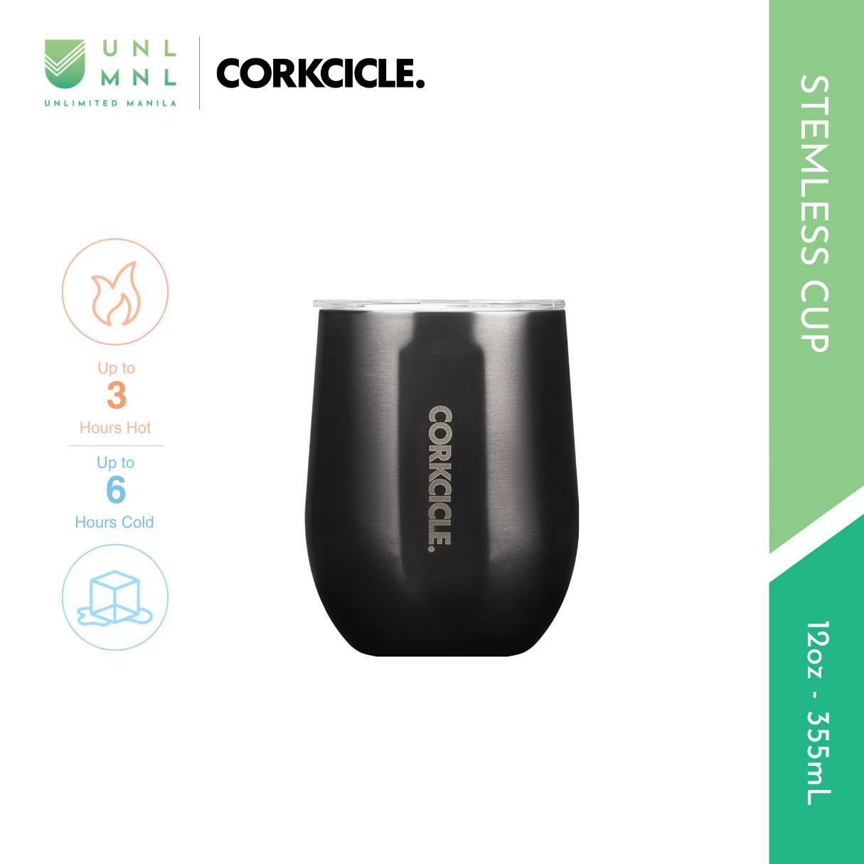 CORKCICLE 12oz Stemless Cup