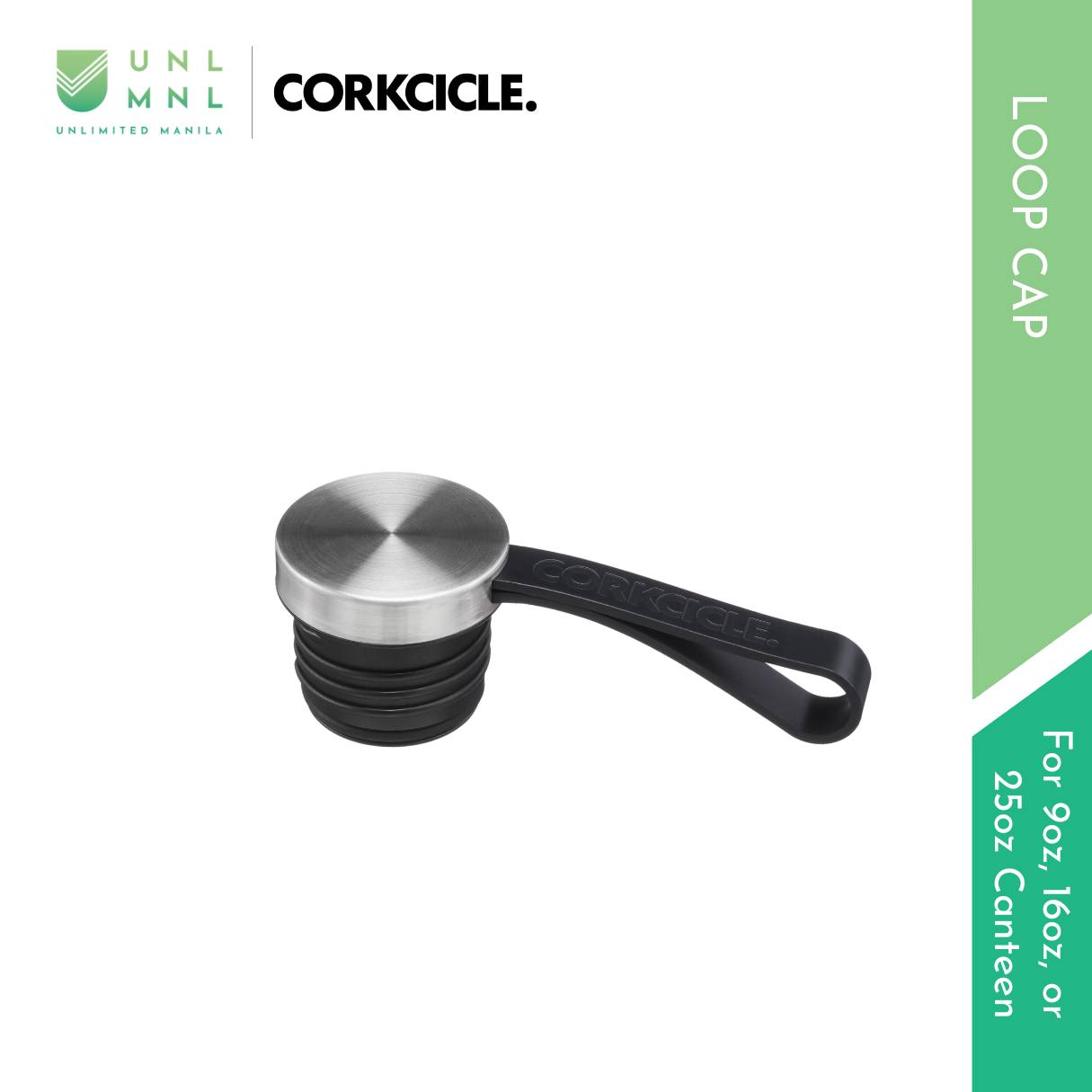 CORKCICLE Accessories - Canteen Loop Cap - 9oz, 16oz and 25oz