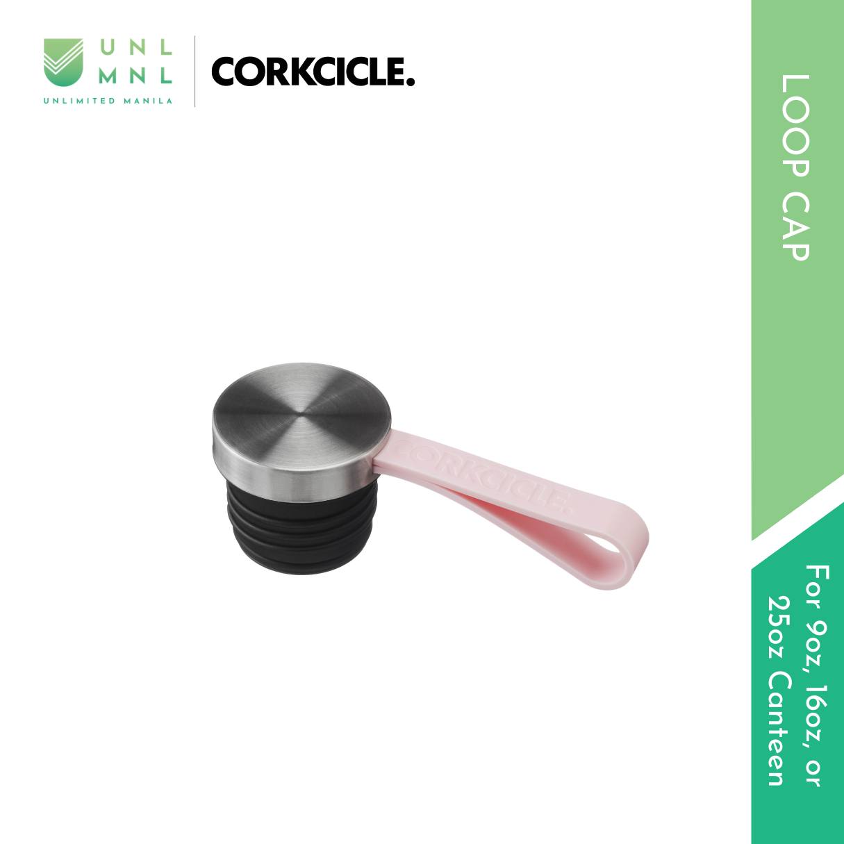 CORKCICLE Accessories - Canteen Loop Cap - 9oz, 16oz and 25oz