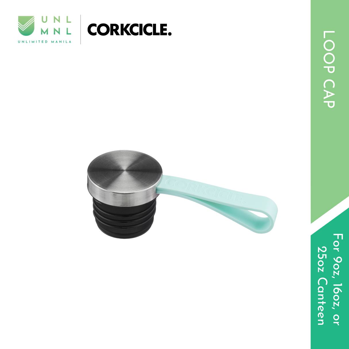 CORKCICLE Accessories - Canteen Loop Cap - 9oz, 16oz and 25oz