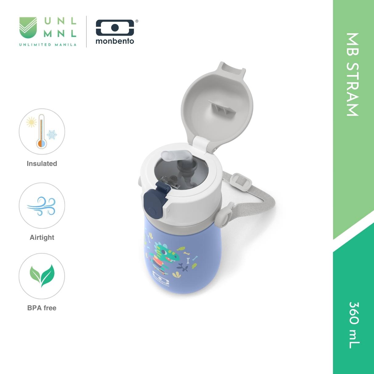 Monbento MB Stram Dino (360 ml)