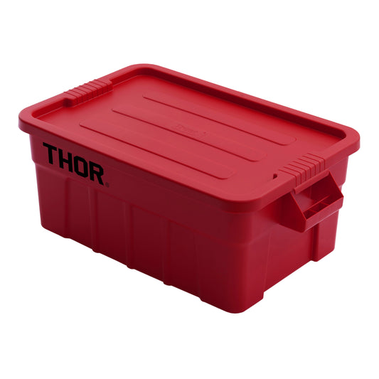 53L Stackable Storage Box with Lid Red