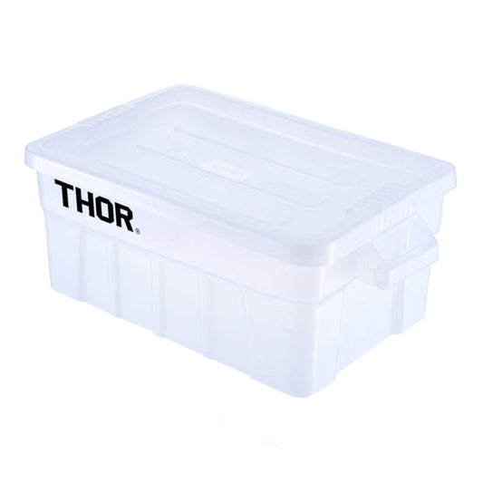 53L Stackable Storage Box with Lid Clear
