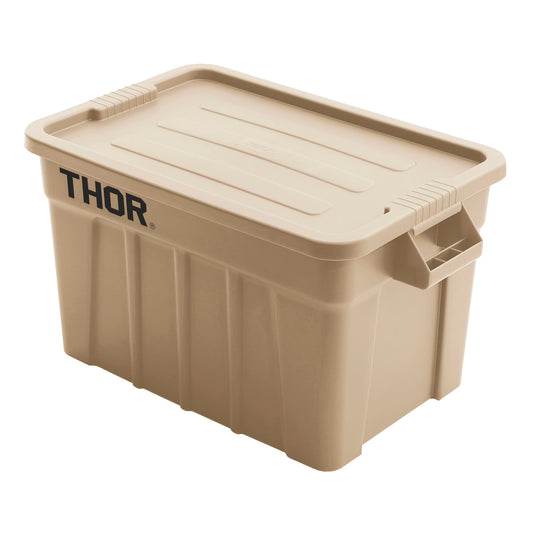 75L Stackable Storage Box with Lid Beige