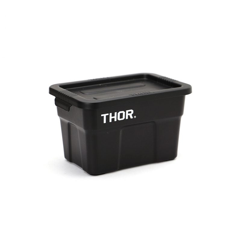 1L Mini THOR Stackable Storage Box with Lid Black