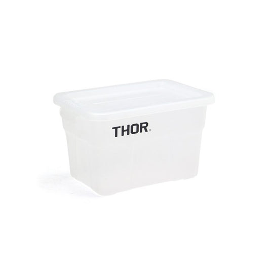 1L Smoke Series - Mini THOR Stackable Storage Box with Lid Clear