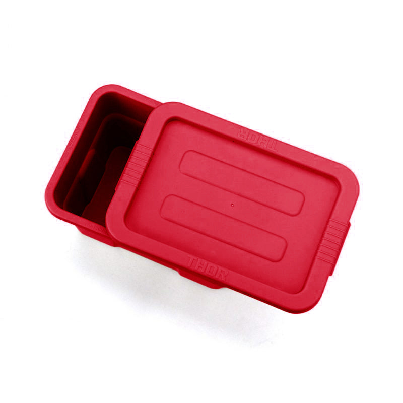 1L Mini THOR Stackable Storage Box with Lid Red